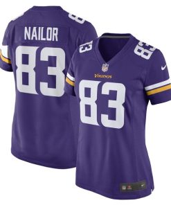 Jalen Nailor Minnesota Vikings Nike Women's Game Player Jersey - Purple