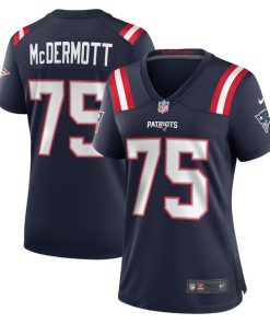 Conor McDermott New England Patriots Nike Women's Home Game Player Jersey - Navy