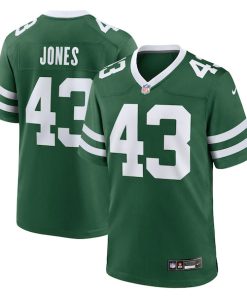 Cam Jones New York Jets Nike Team Game Jersey - Legacy Green