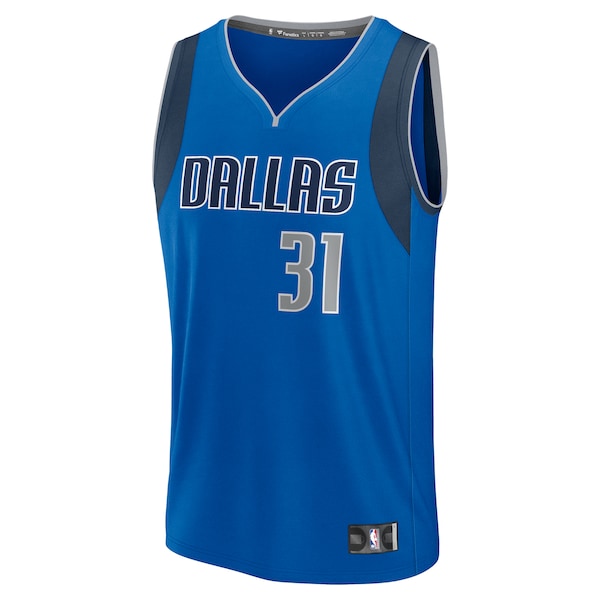 Klay Thompson Dallas Mavericks Fast Break Replica Player Jersey - Icon Edition - Blue - Image 3
