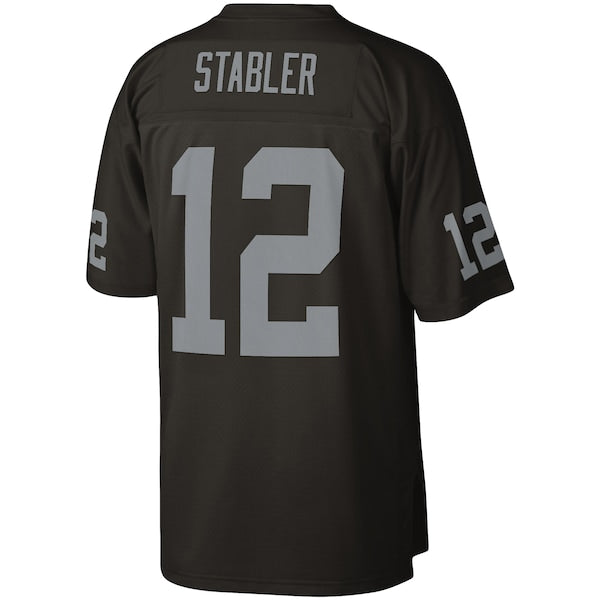 Ken Stabler Las Vegas Raiders Legacy Replica Jersey - Black - Image 3