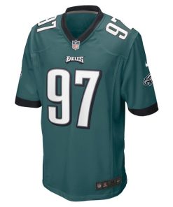 Alternative view of Kentavius Street Philadelphia Eagles Nike Game Player Jersey - Midnight Green