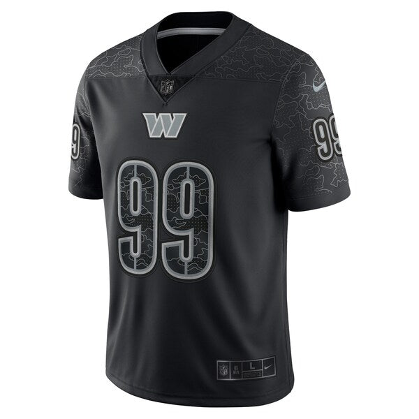 Chase Young Washington Commanders Nike RFLCTV Limited Jersey - Black - Image 4