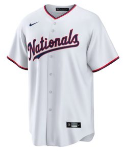 Alternative view of CJ Abrams Washington Nationals Nike Youth Home Replica Player Jersey - White
