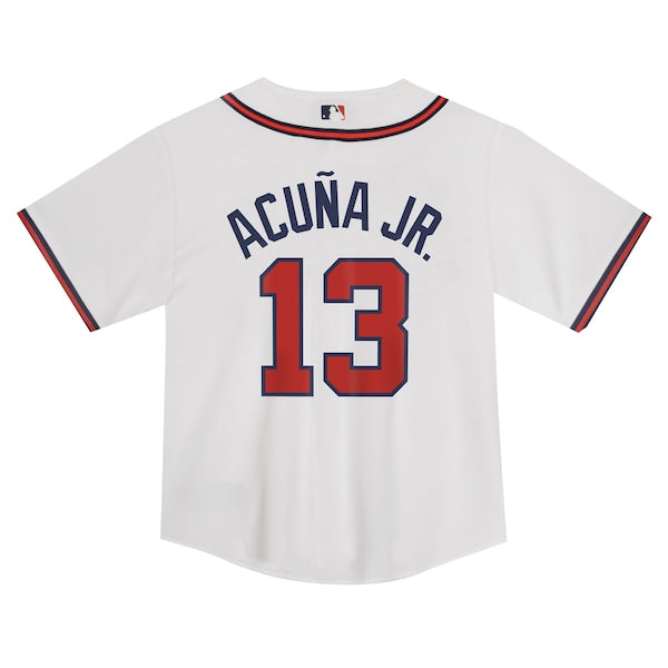 Ronald Acu?a Jr. Atlanta Braves Nike Toddler Game Jersey - White - Image 3