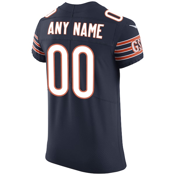 Chicago Bears Nike Vapor Untouchable Custom Elite Jersey - Navy - Image 3