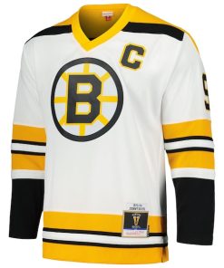 Alternative view of Johnny Bucyk Boston Bruins  1973/74 Blue Line Player Jersey - White