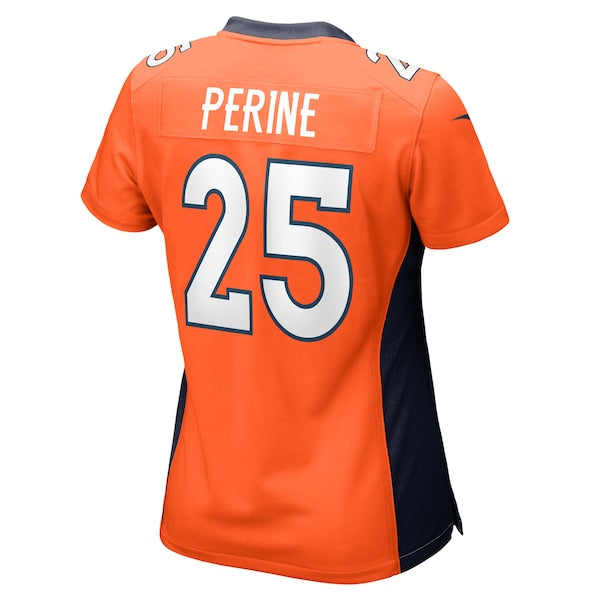 Samaje Perine Denver Broncos Nike Women's Game Player Jersey - Orange - Image 3