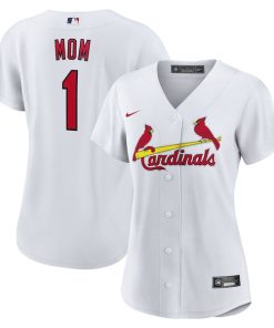 St. Louis Cardinals Nike Women's #1 Mom Home Replica Jersey - White