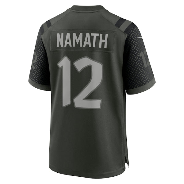 Joe Namath New York Jets Nike 2025 Rivalries Collection Retired Player Game Jersey - Gotham Green - Image 3