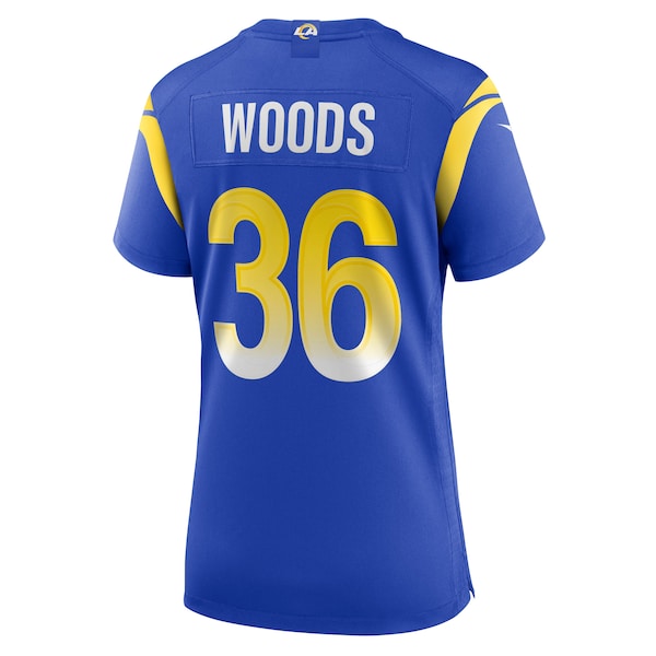 Charles Woods Los Angeles Rams Nike Women's Game Jersey - Royal - Image 2