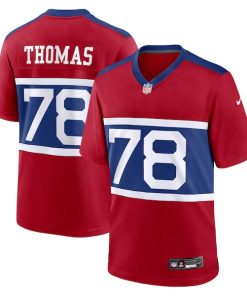 Andrew Thomas New York Giants Nike Alternate Player Game Jersey - Century Red