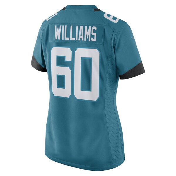 Darryl Williams Jacksonville Jaguars Nike Women's Game Player Jersey - Teal - Image 3