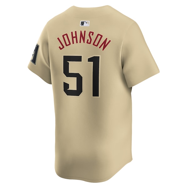 Randy Johnson Arizona Diamondbacks Nike City Connect Retired Player Jersey - Sand - Image 3