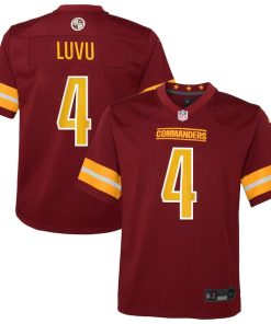 Frankie Luvu Washington Commanders Nike Youth Team Game Jersey - Burgundy