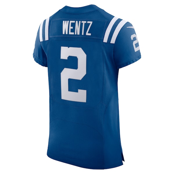 Carson Wentz Indianapolis Colts Nike Vapor Elite Player Jersey - Royal - Image 3