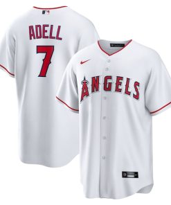Jo Adell Los Angeles Angels Nike Home Replica Jersey - White