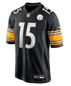 Alternative view of Ben Skowronek Pittsburgh Steelers Nike Team Game Jersey -  Black