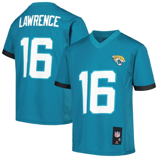 Trevor Lawrence Jacksonville Jaguars Youth Replica Player Jersey - Teal