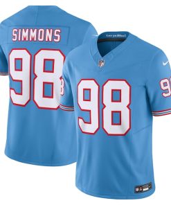 Jeffery Simmons Tennessee Titans Nike Vapor F.U.S.E. Limited Jersey - Light Blue