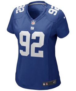 Alternative view of Michael Strahan New York Giants Nike Women's Game Retired Player Jersey - Royal