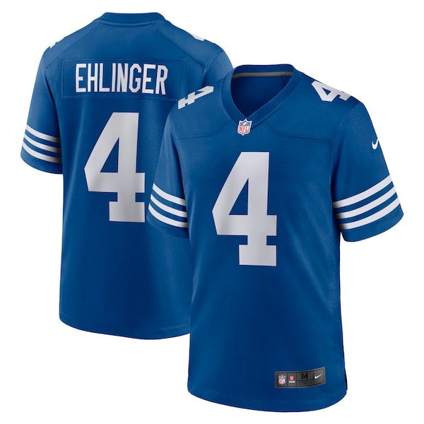 Sam Ehlinger Indianapolis Colts Nike Game Player Jersey - Blue/Royal - Image 3