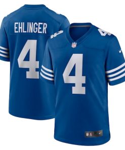 Alternative view of Sam Ehlinger Indianapolis Colts Nike Game Player Jersey - Blue/Royal