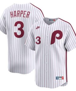 Bryce Harper Philadelphia Phillies Nike  Cooperstown Collection Limited Jersey - White