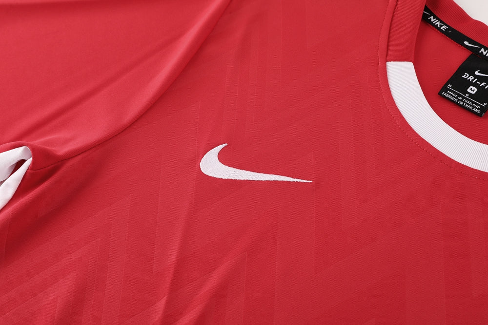 Nike Short Sleeve Training Jersey Set-ND06- Red/White - Image 8