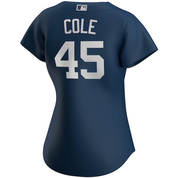 Gerrit Cole New York Yankees Nike Women's Alternate Replica Player Jersey - Navy/White - Image 4