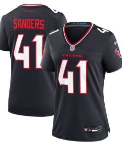 Myjai Sanders Houston Texans Nike Women's Team Game Jersey -  Navy