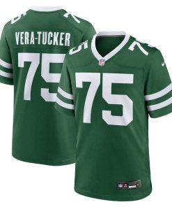 Alijah Vera-Tucker New York Jets Nike Team Game Jersey - Legacy Green