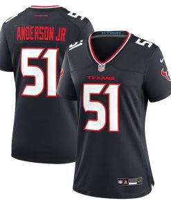Alternative view of Will Anderson Jr. Houston Texans Nike Women's Game Jersey - Navy/Red/White
