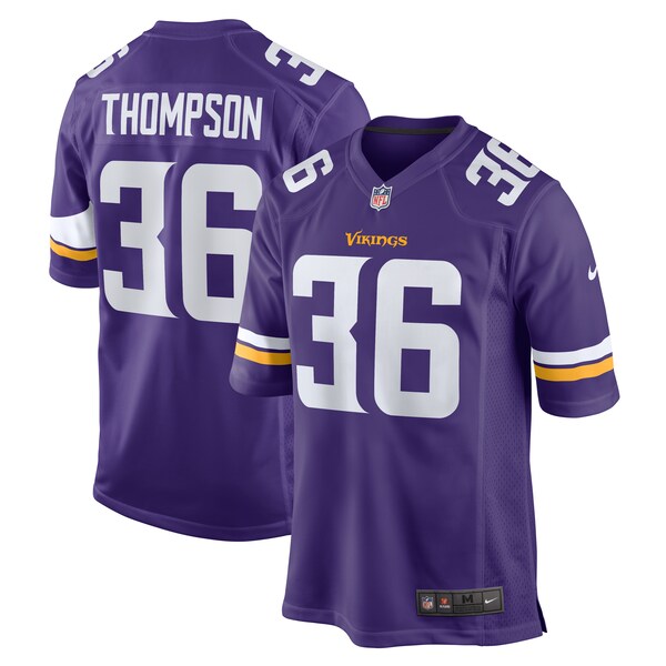 NaJee Thompson Minnesota Vikings Nike Game Jersey - Purple