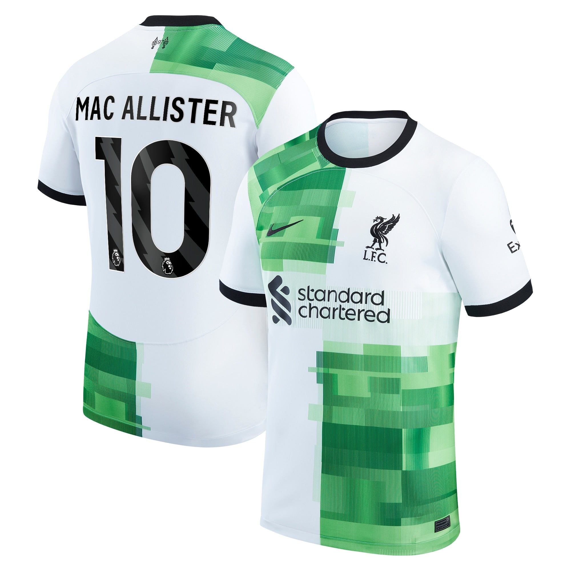 Alexis Mac Allister Liverpool Nike 2023/24 Home Replica Player Jersey - Red/White - Image 6