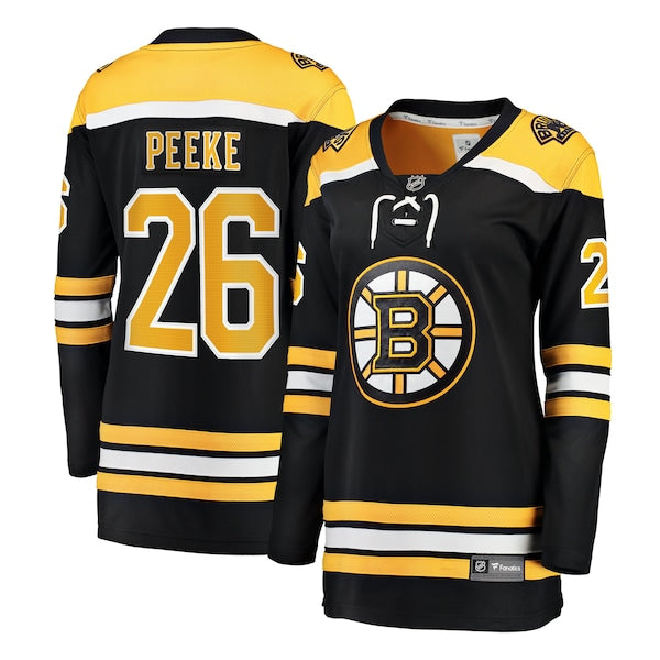 Andrew Peeke Boston Bruins Women's Home Breakaway Jersey - Black