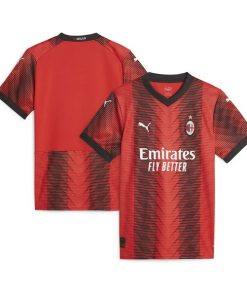 AC Milan Puma Women's 2023/24 Home Replica Jersey - Red