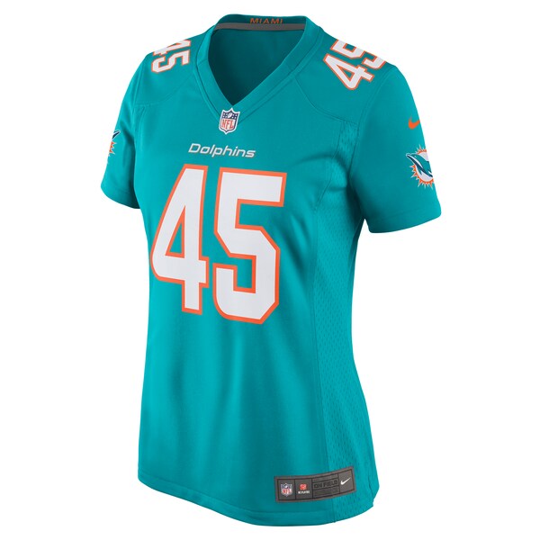 Duke Riley Miami Dolphins Nike Women's Game Jersey - Aqua - Image 2