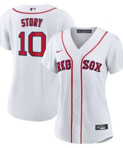Trevor Story Boston Red Sox Nike Women's Home Replica Jersey - White