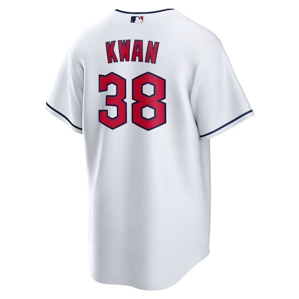Steven Kwan Cleveland Guardians Nike Home Replica Jersey - White - Image 3