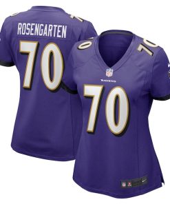 Roger Rosengarten Baltimore Ravens Nike Women's  Game Jersey -  Purple