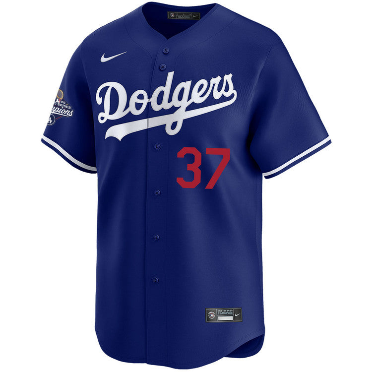 Teoscar Hern¨¢ndez Los Angeles Dodgers Nike 2025 World Series Champions Home Replica Jersey - Royal - Image 3