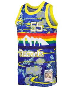 Alternative view of Dikembe Mutombo Denver Nuggets Hardwood Classics Lunar New Year Swingman Jersey - Blue