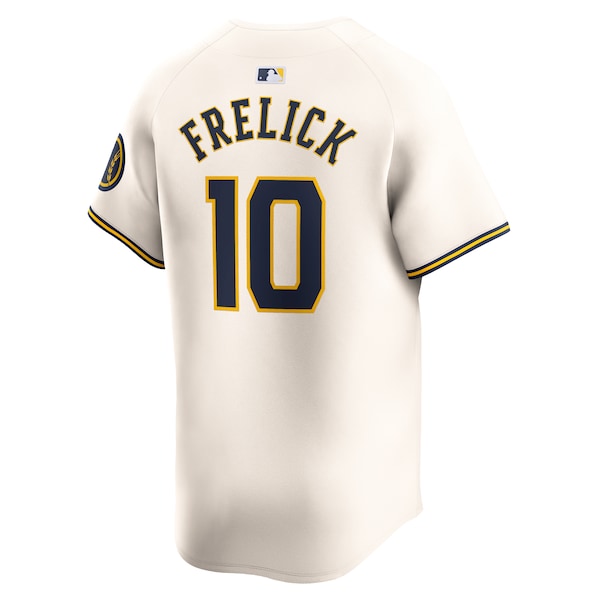 Sal Frelick Milwaukee Brewers Nike Home Limited Player Jersey - Cream - Image 3