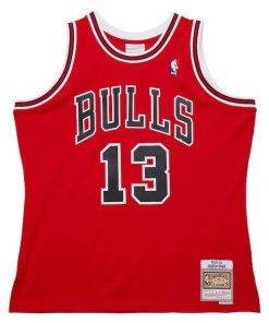 Alternative view of Joakim Noah Chicago Bulls  2013/14 Hardwood Classics Swingman Jersey - Red