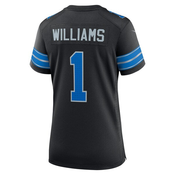 Jameson Williams Detroit Lions Nike Women's 2nd Alternate Game Player Jersey - Black/Blue - Image 4