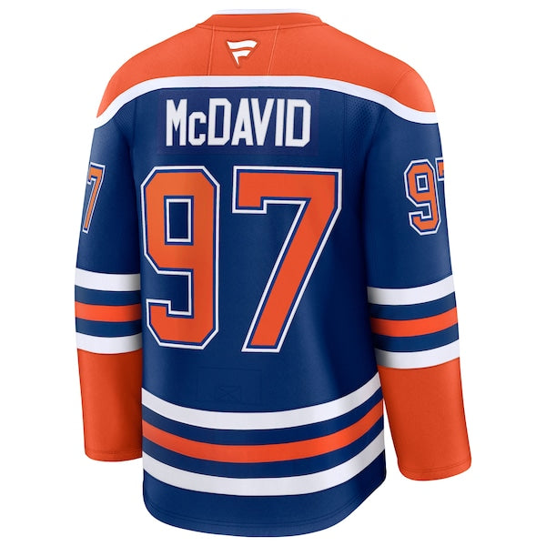Connor McDavid Edmonton Oilers 2025 Stanley Cup Final Home Premium Jersey - Royal - Image 3