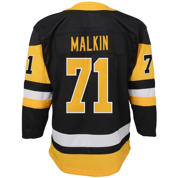 Evgeni Malkin Pittsburgh Penguins Youth Home Premier Player Jersey - Black - Image 3