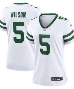Garrett Wilson New York Jets Nike Women's Game Jersey - Legacy White