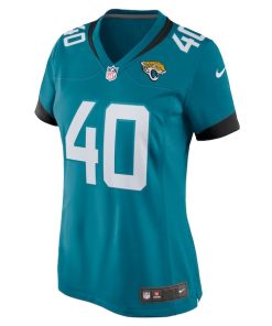 Alternative view of Erick Hallett Jacksonville Jaguars Nike Women's  Game Jersey -  Teal